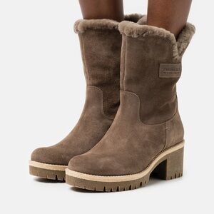 Panama Jack Prim Igloo Fur Lined Suede Boots Size 37